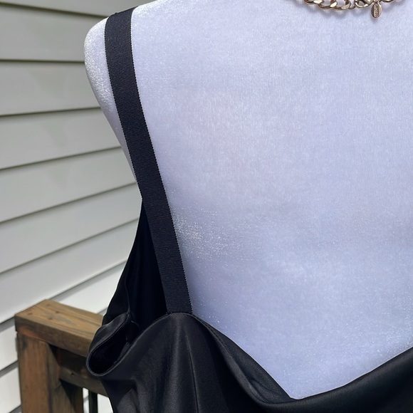 Gorgeous Black Satin Gown by Express - Picture 13 of 17